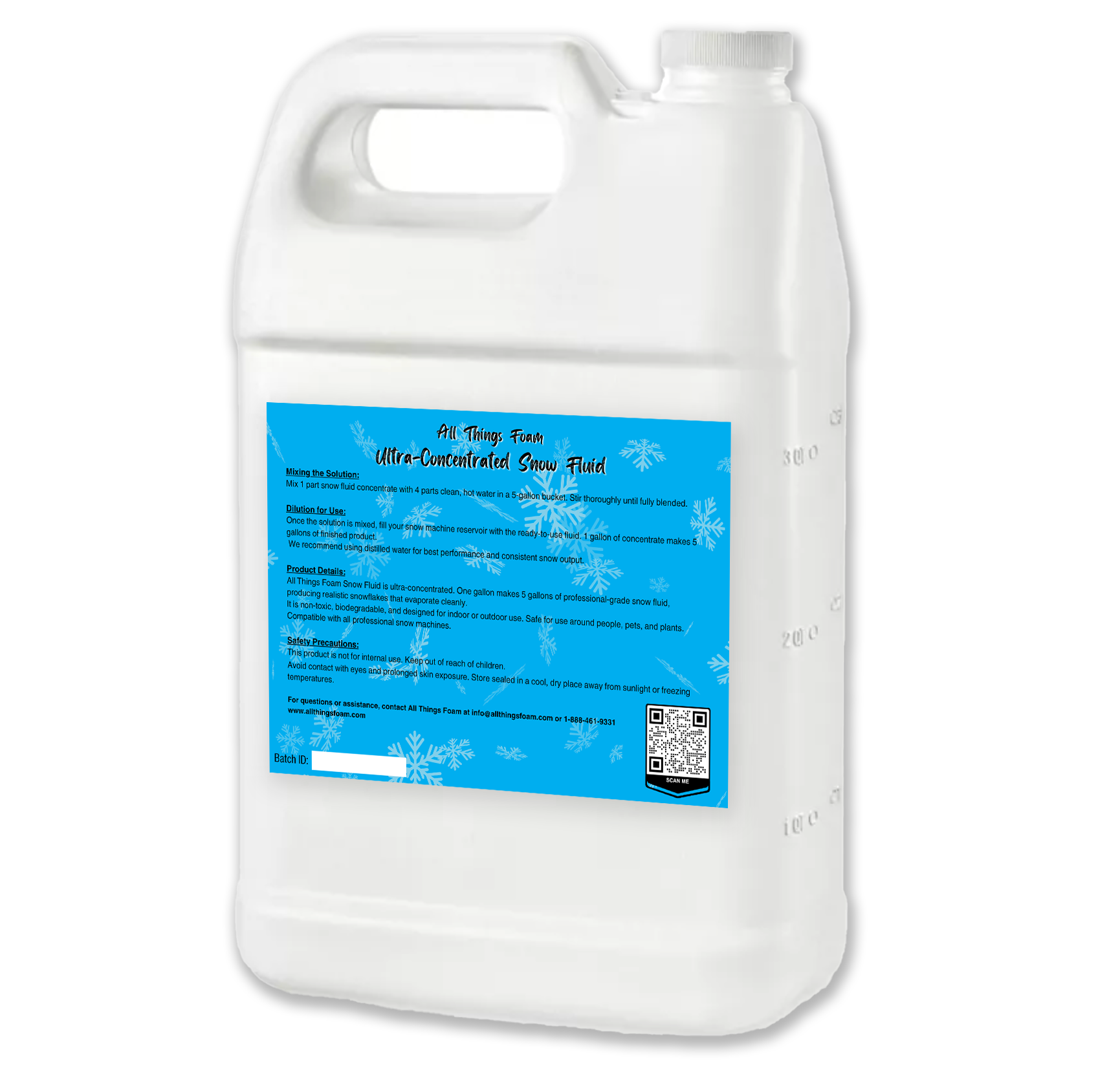 Ultra-Concentrated Snow Fluid- 1 gallon