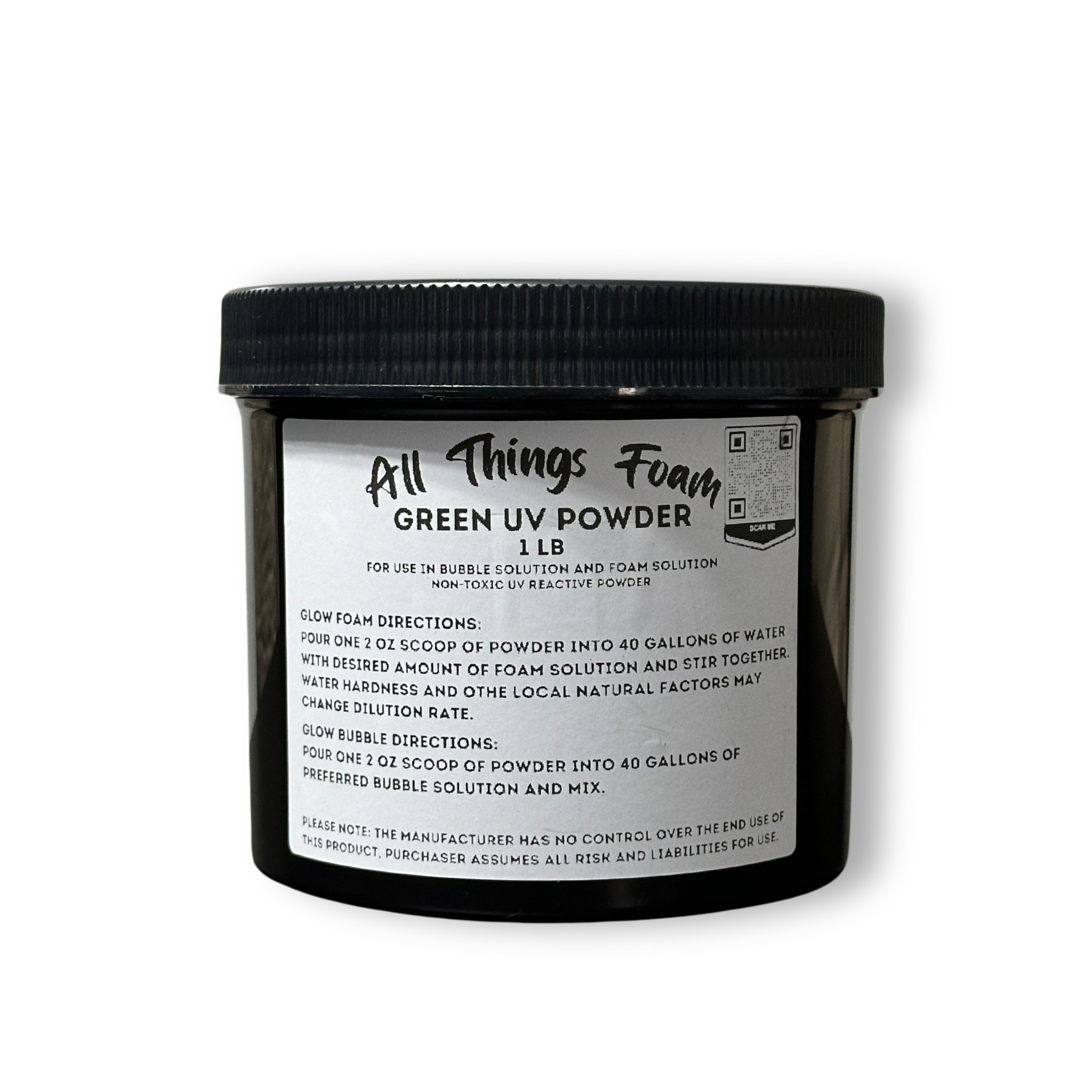 All Things Foam 1LB Green UV Powder Foam