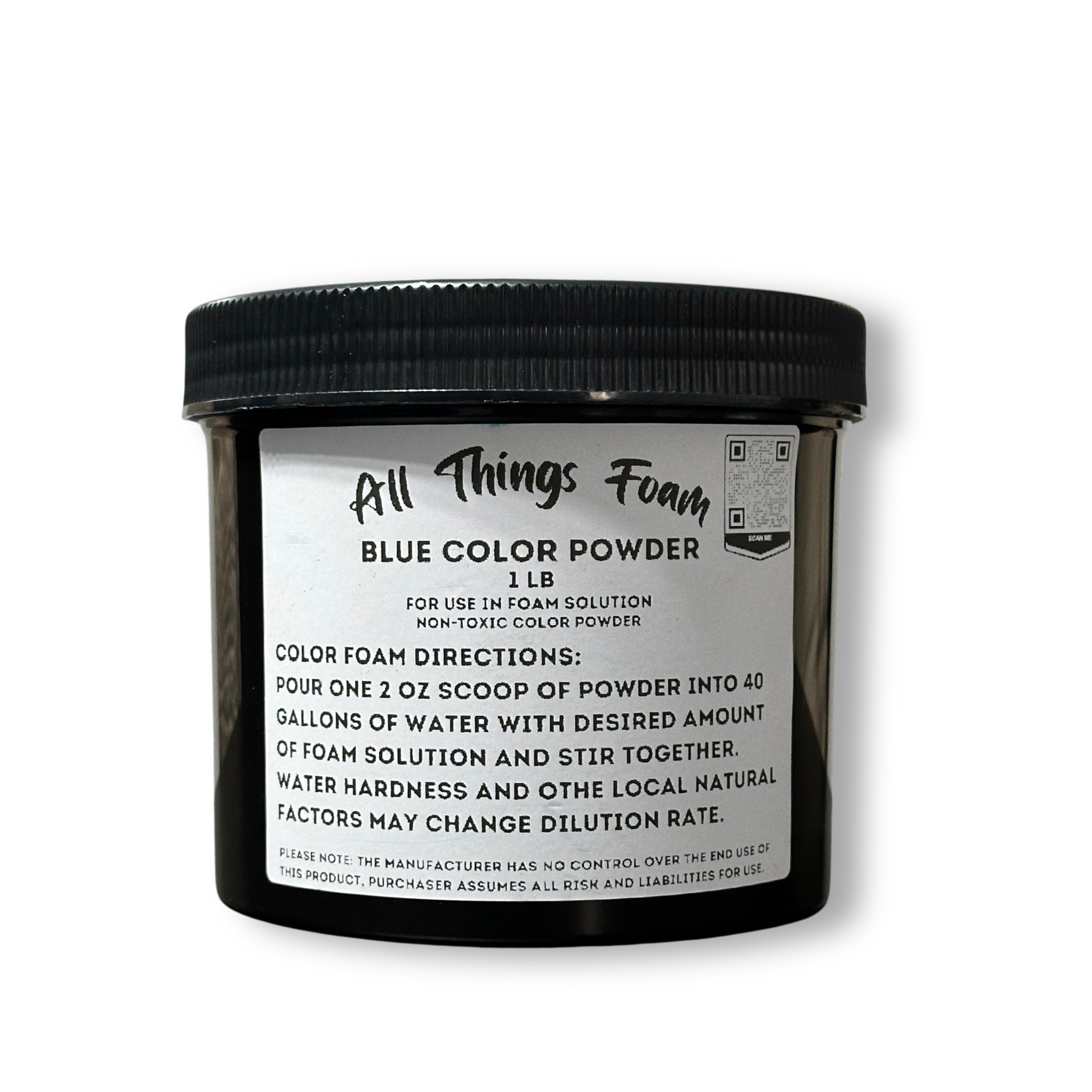 All Things Foam 1LB Blue Color Powder Foam
