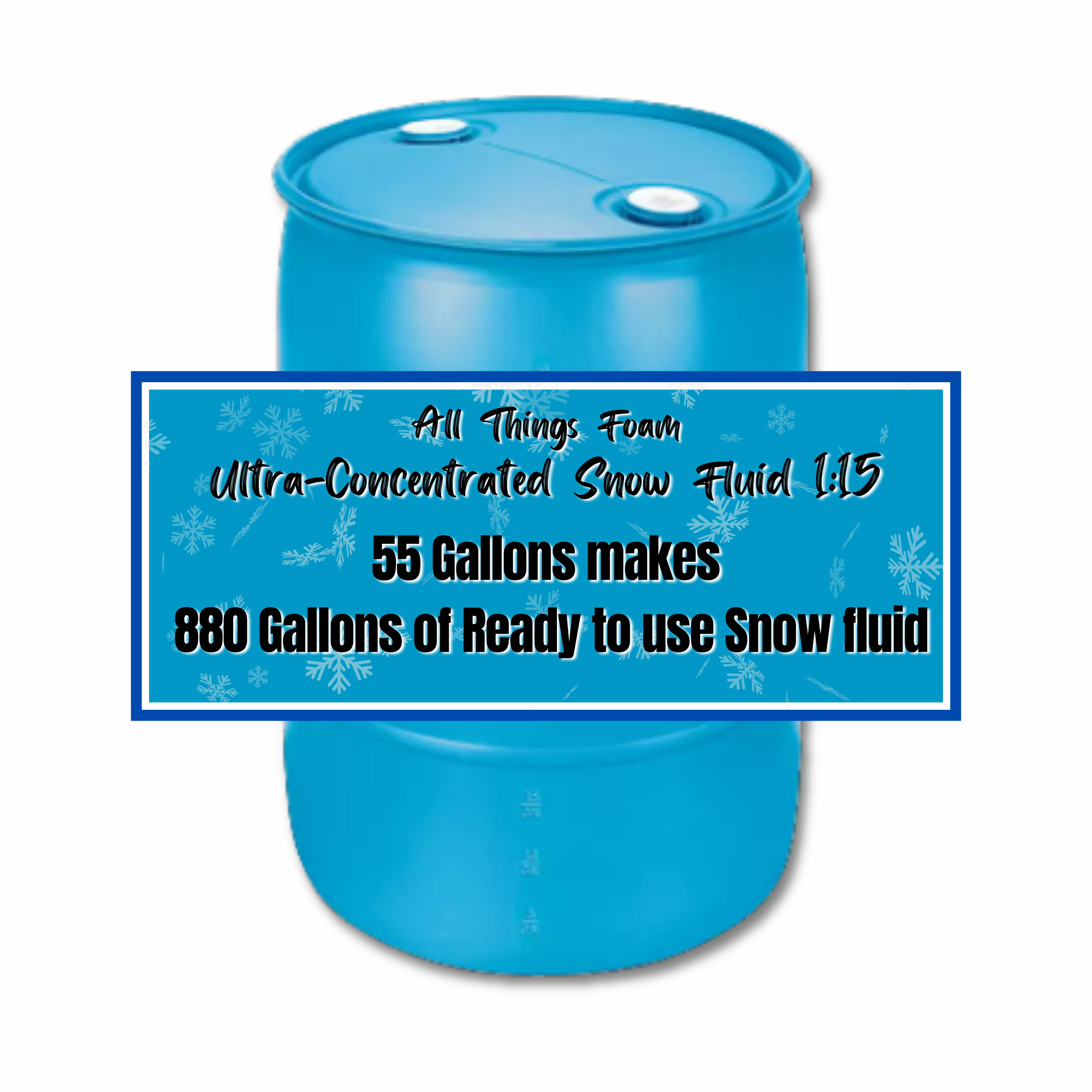 1 :15 Concentrated Snow Fluid- 55 gallon drum (COMING SOON!)