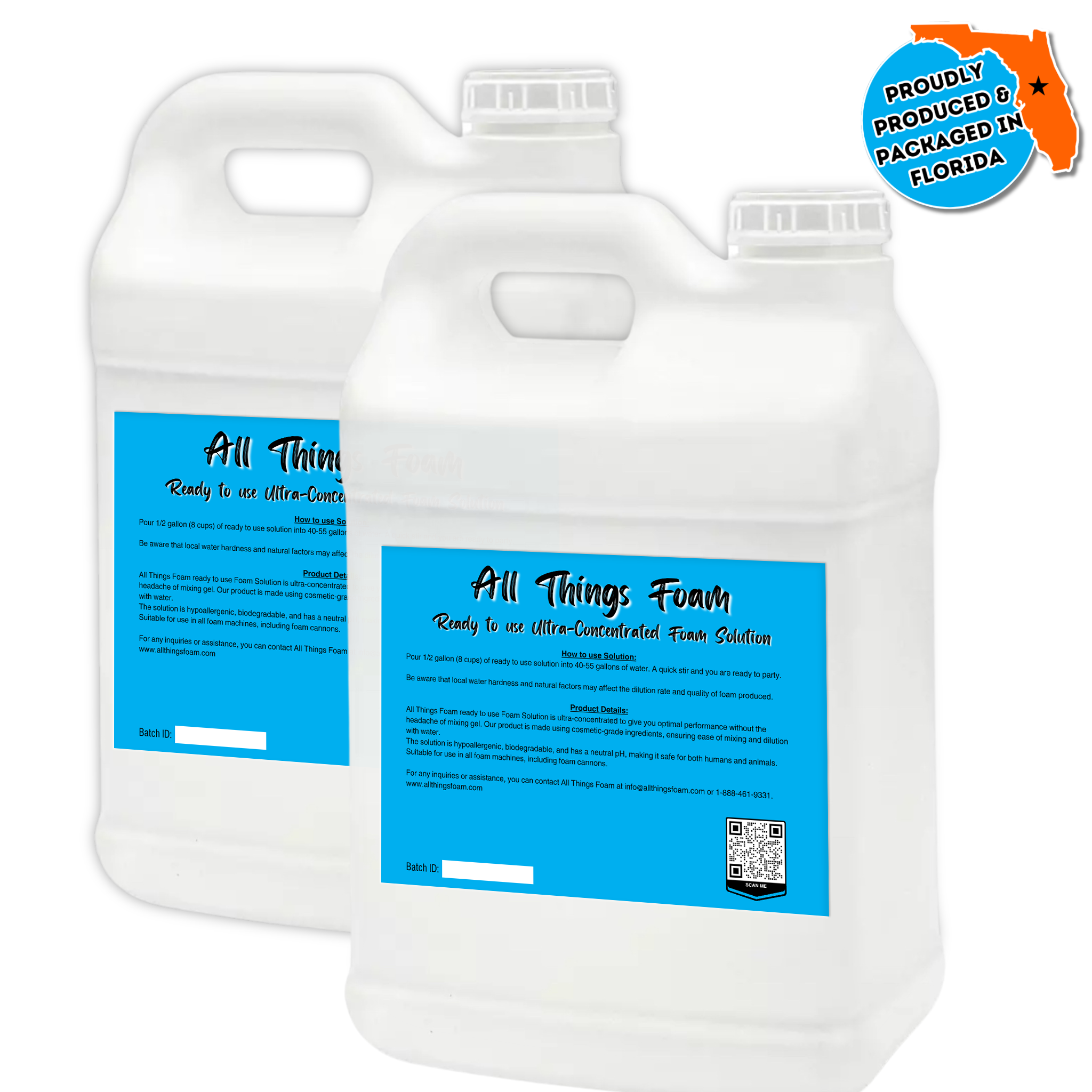 Ready to use - Ultra-Concentrated Foam Solution (5 Gallons)