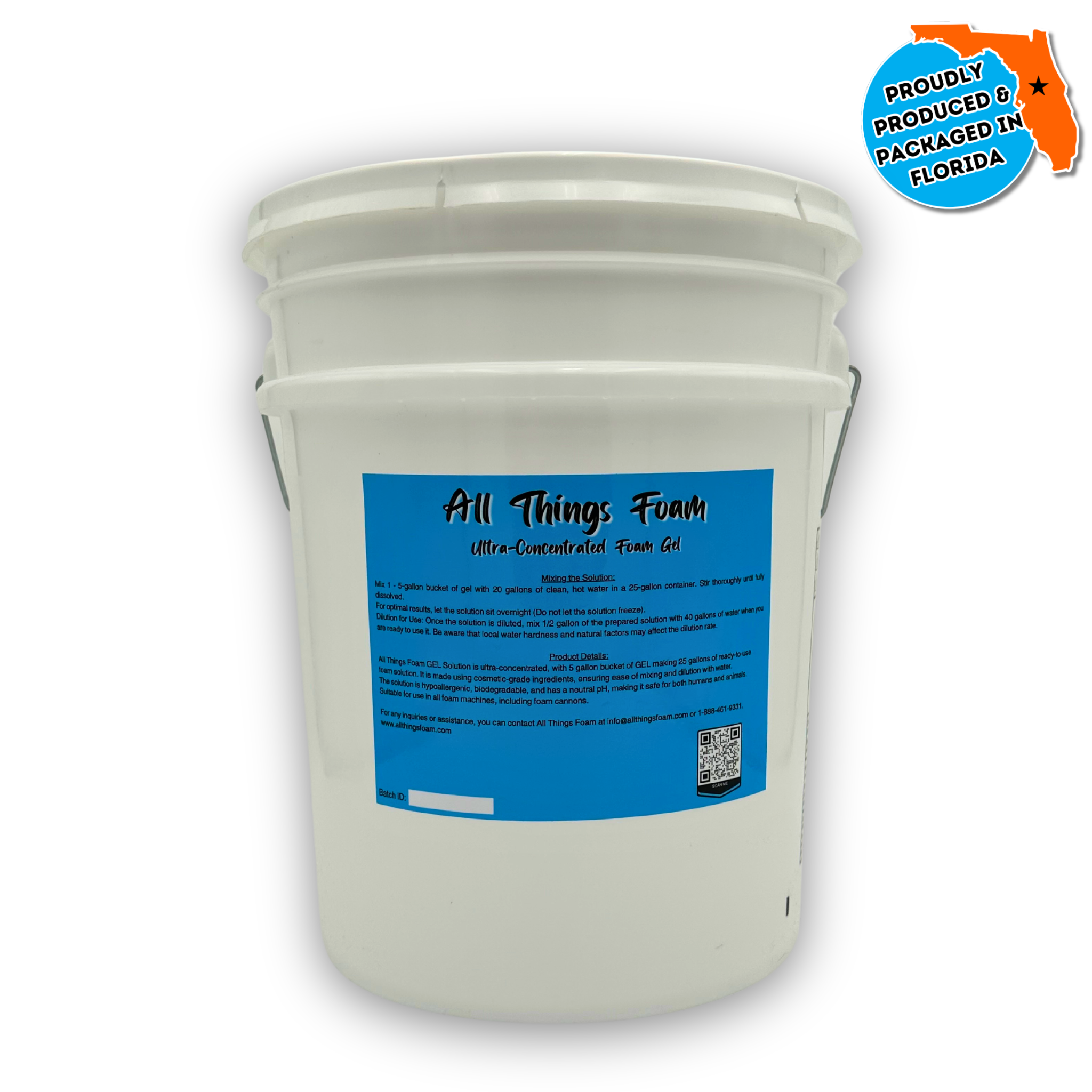 5 Gallon Bucket - Ultra-Concentrated Foam Gel