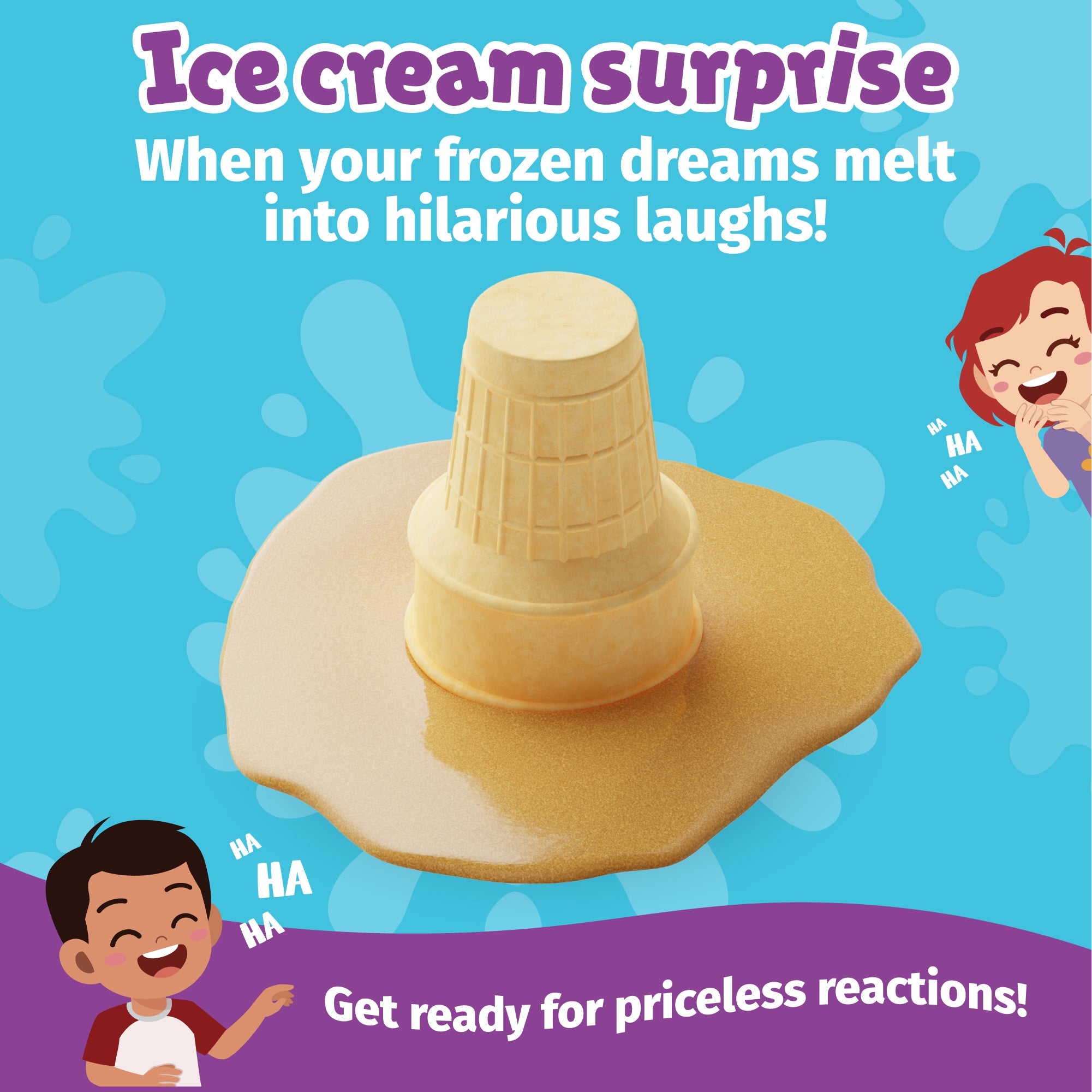 WatchMePrank DIY Ice Cream Cone Spill Prank kit