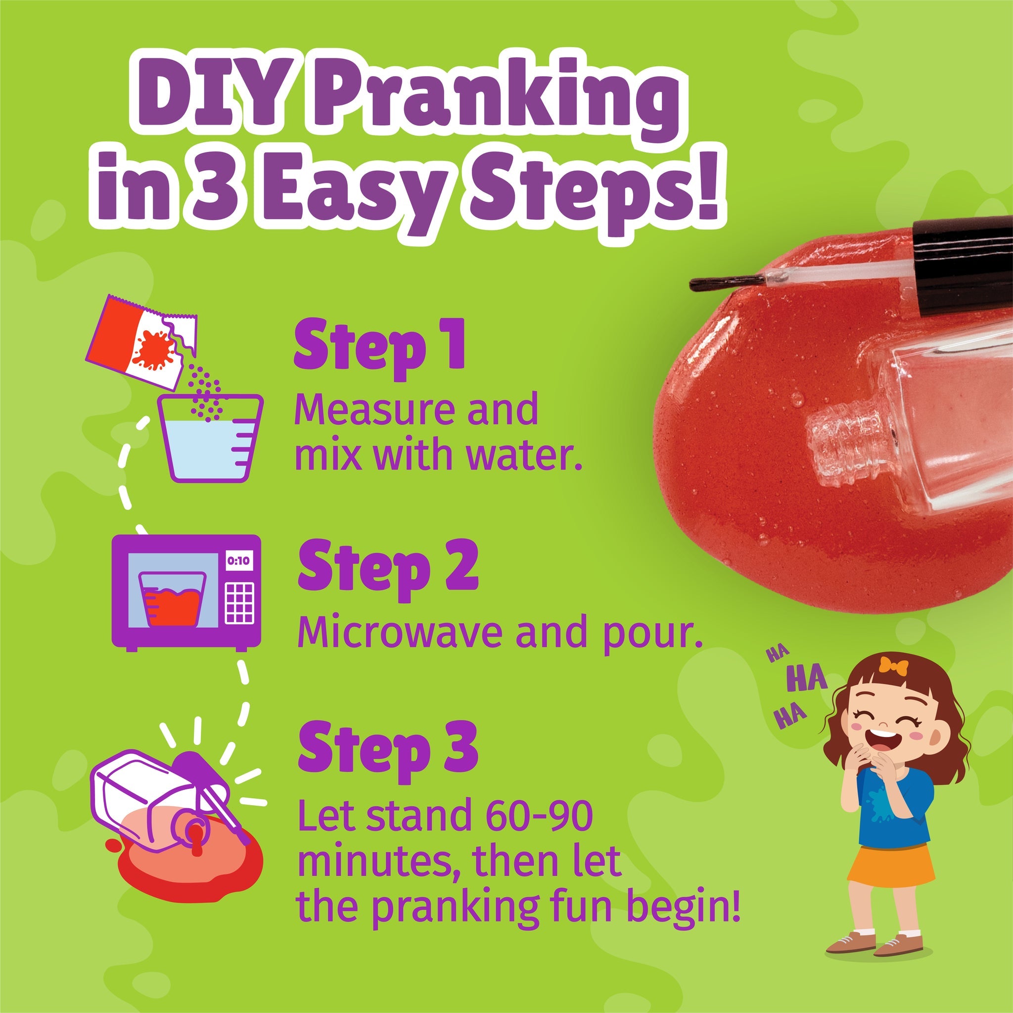 WatchMePrank DIY Nail Polish Spill Prank Kit