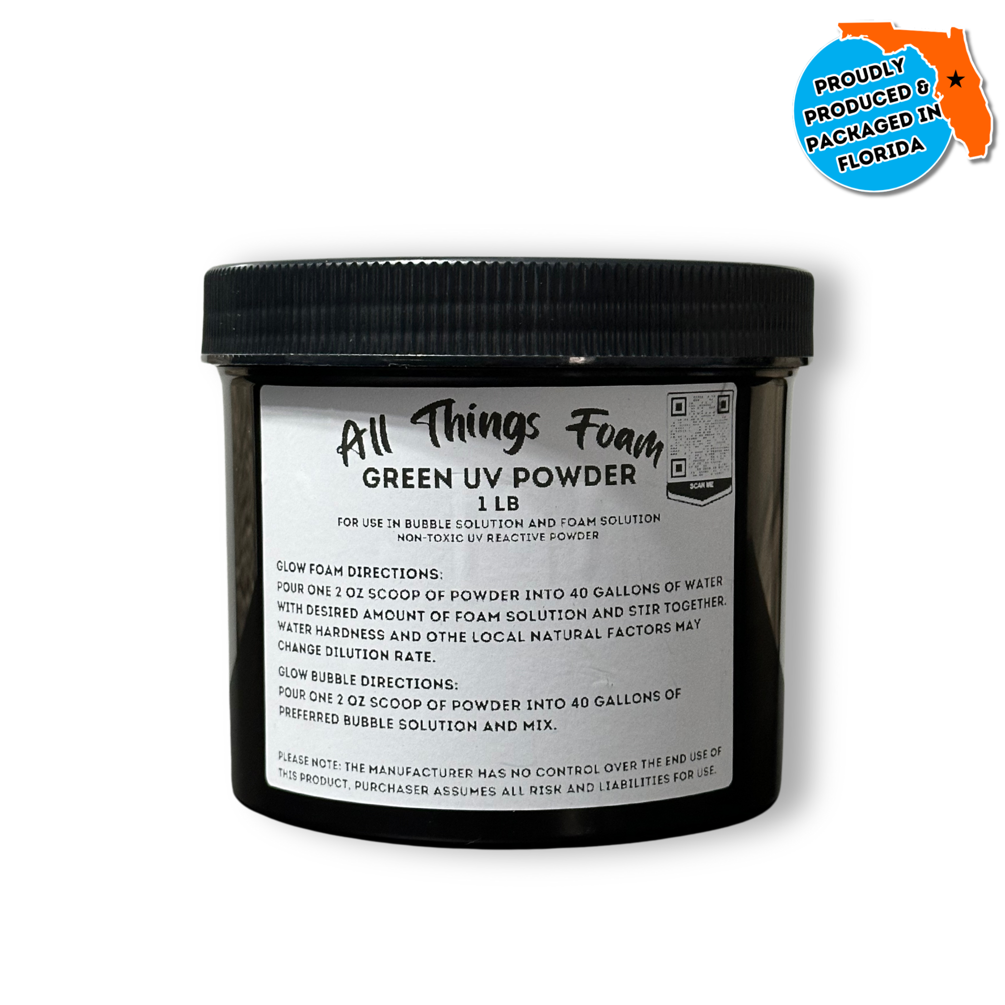 All Things Foam 1LB Green UV Powder Foam