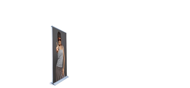 Double Sided Fabric Retractable Banner